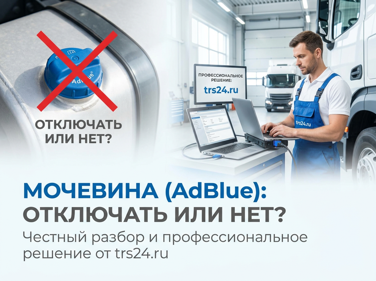 Мочевина (AdBlue): отключать или нет? Честный разбор и профессиональное решение от trs24.ru