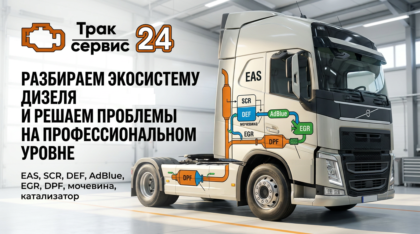 EAS, SCR, DEF, AdBlue, EGR, DPF, мочевина, катализатор: разбираем экосистему дизеля и решаем проблемы на профессиональном уровне