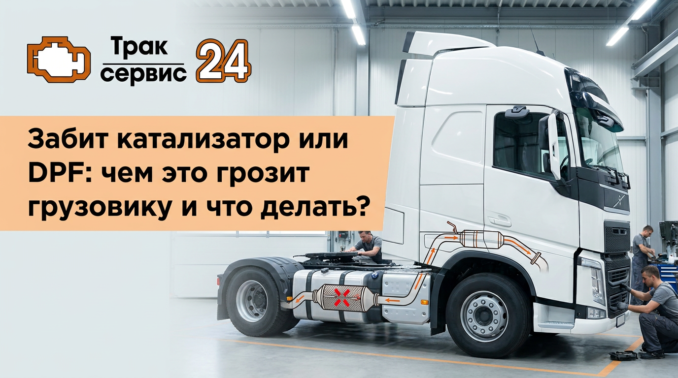 Забит катализатор или DPF: чем это грозит грузовику и что делать